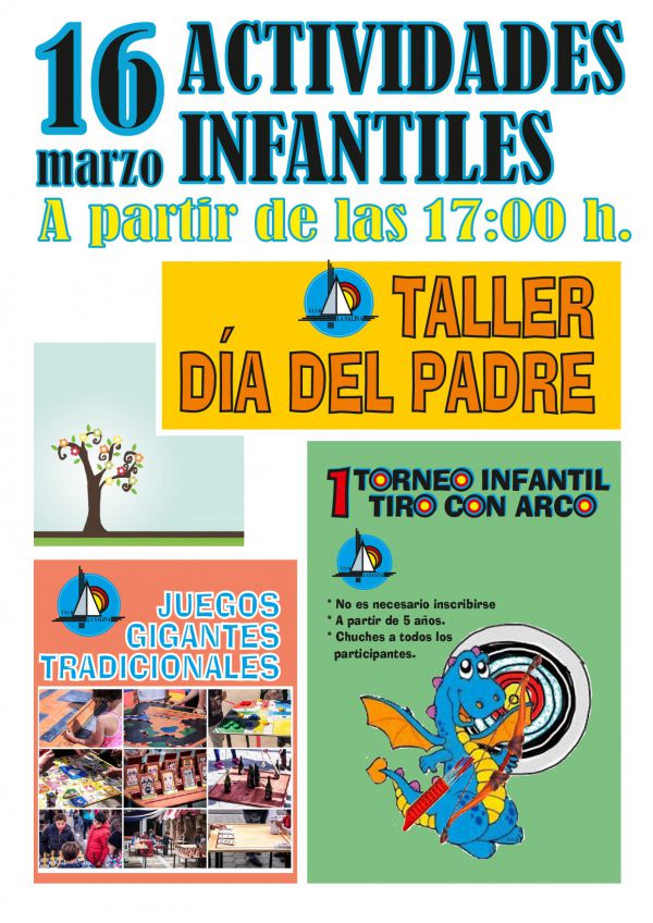 ACTIVIDADES INFANTILES 16 MARZO