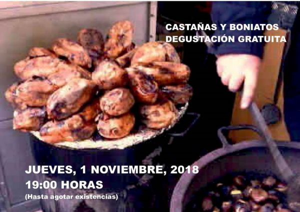 DEGUSTACIÓN DE CASTAÑAS Y BONIATOS