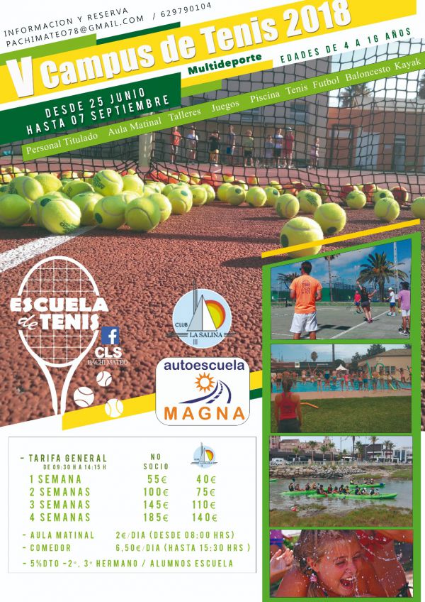 CAMPUS DE TENIS 2018