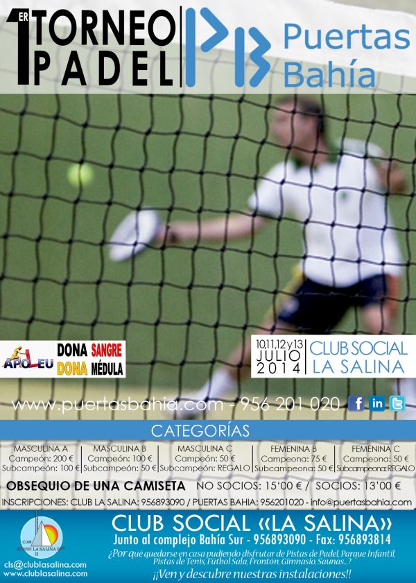 I TORNEO DE PADEL 