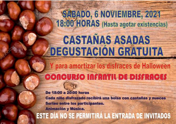 DEGUSTACIÓN DE CASTAÑAS Y CONCURSO DE DISFRACES