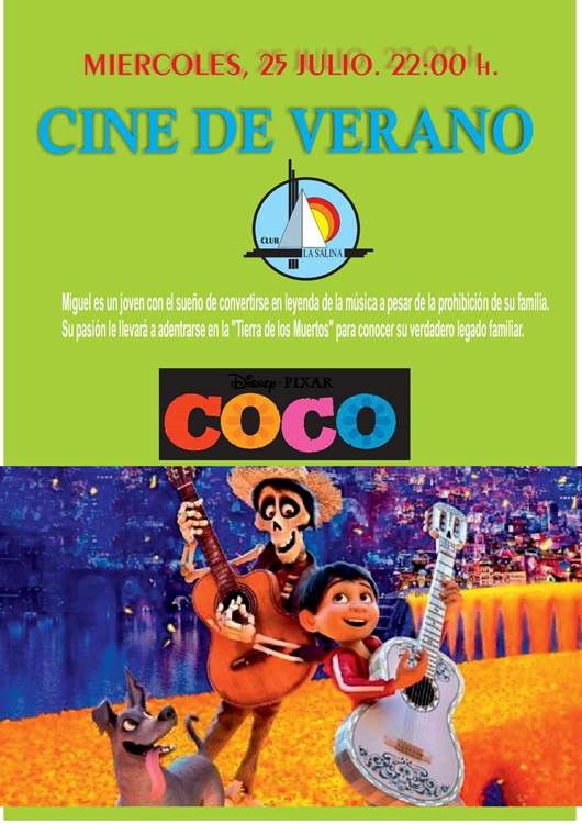 CINE DE VERANO, MIÉRCOLES 25