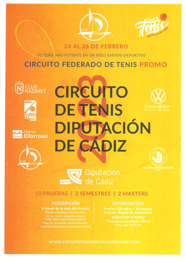 CIRCUITO DE TENIS DIPUTACION DE CADIZ