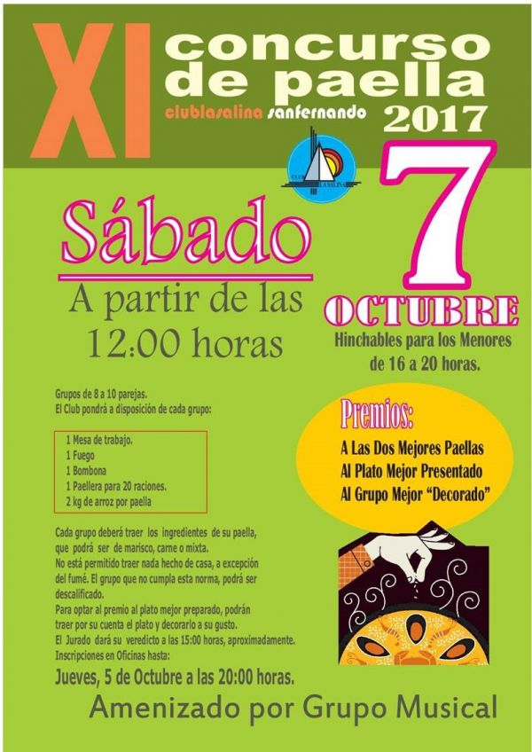 XI CONCURSO DE PAELLA 2017