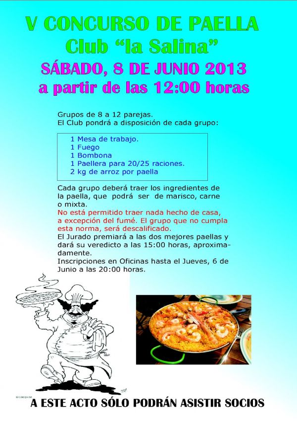 CONCURSO DE PAELLA