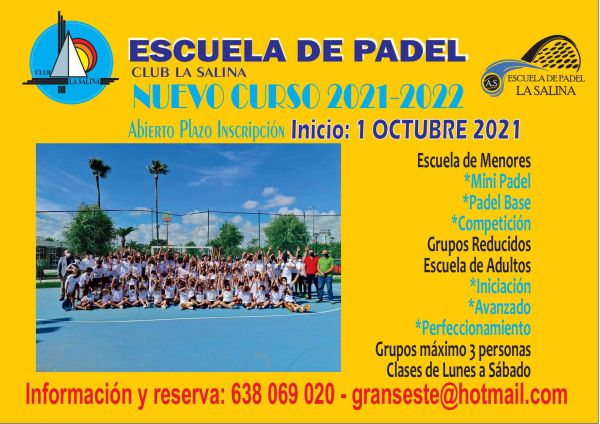 ESCUELA DE PADEL 2021-2022