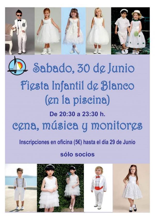 FIESTA INFANTIL DE BLANCO 