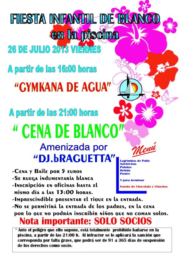 FIESTA INFANTIL DE BLANCO