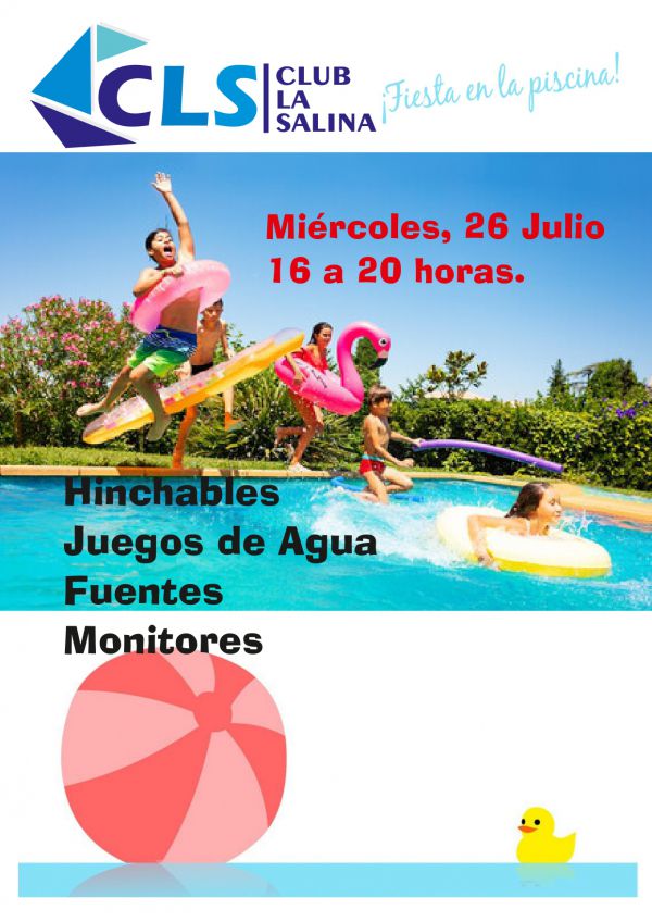 FIESTA INFANTIL PISCINA