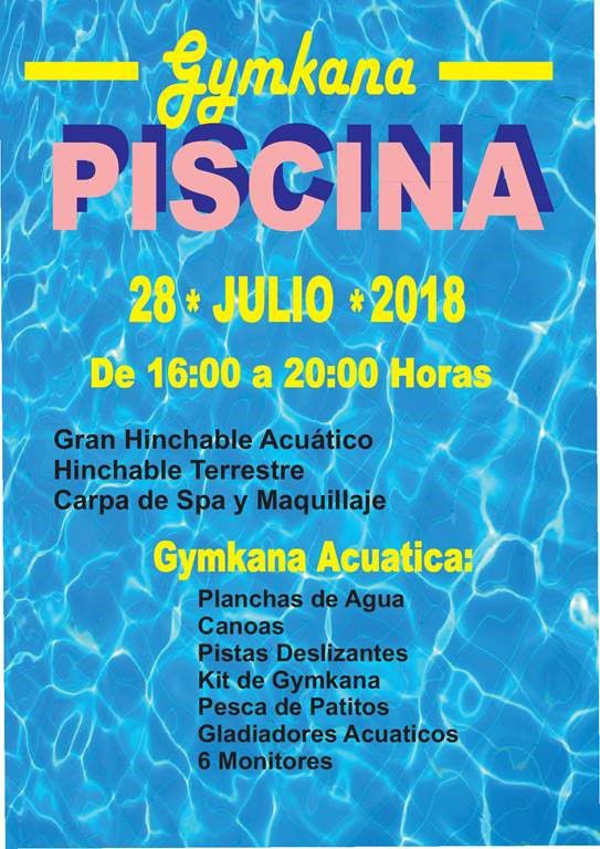 GYMKANA PISCINA , SÁBADO 28