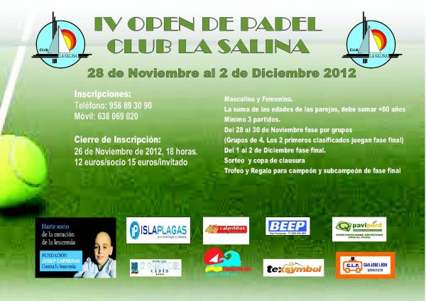 IV OPEN DE PADEL 