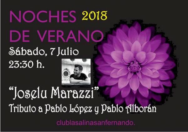 NOCHES 2018 DE VERANO, SÁBADO 7 JULIO 23:30H