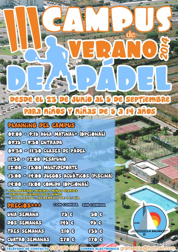 CAMPUS DE PADEL. GRAN OFERTA