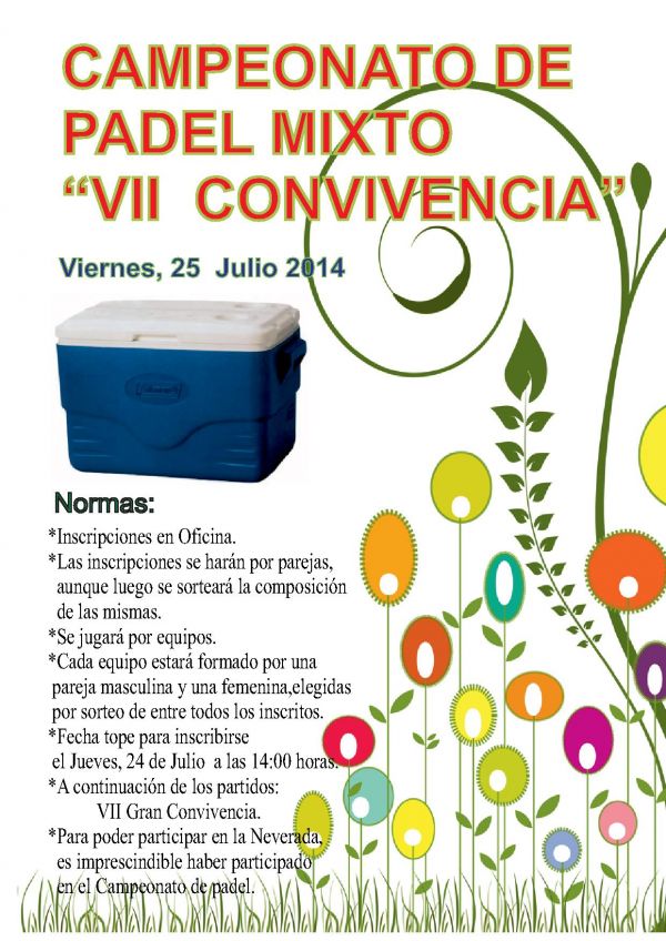 VII CONVIVENCIA PADEL