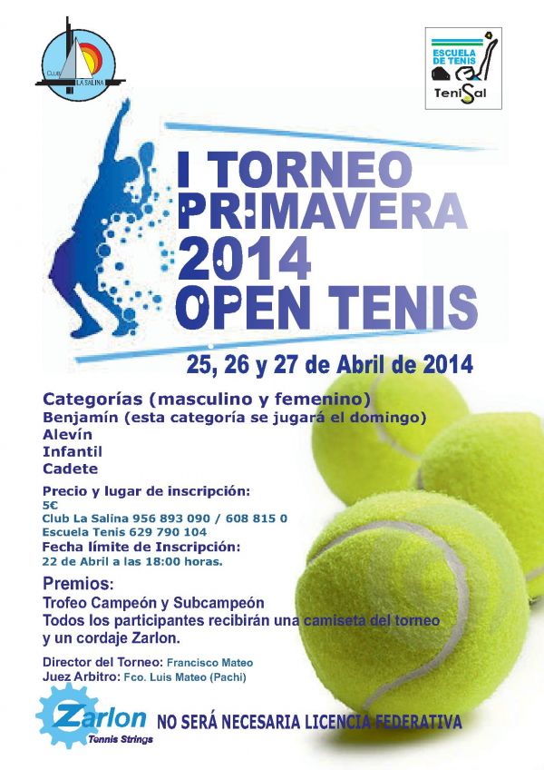 OPEN TENIS PRIMAVERA