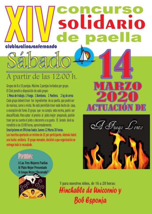 XIV CONCURSO DE PAELLA 2020