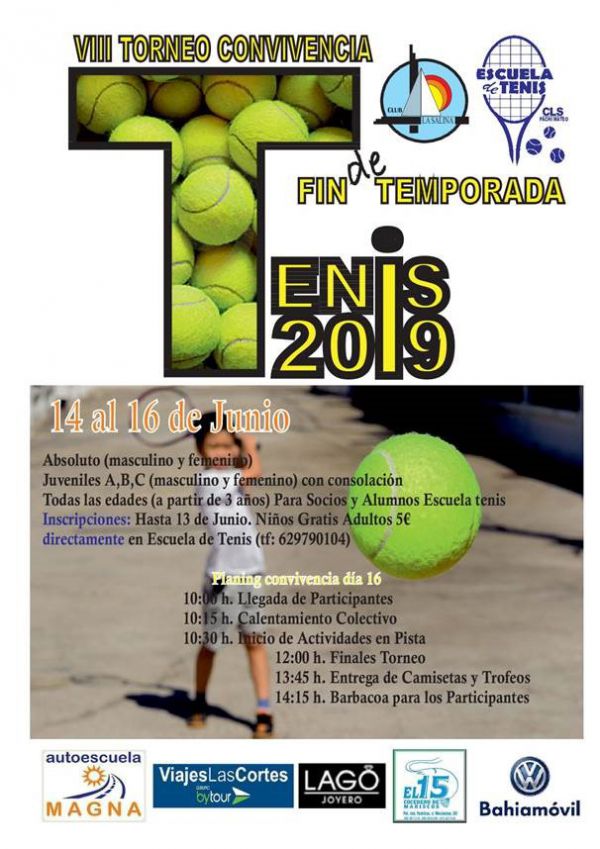 VIII TORNEO TENIS FIN DE TEMPORADA