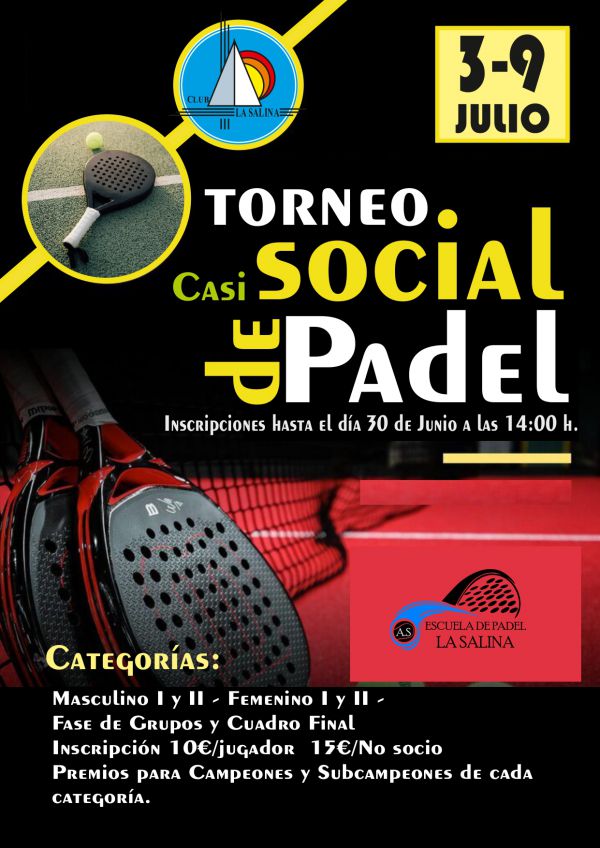 TORNEO CASI SOCIAL PADEL