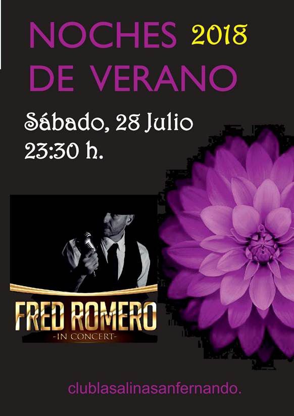 NOCHES 2018 DE VERANO, SÁBADO 28 DE JULIO 23:30 h.