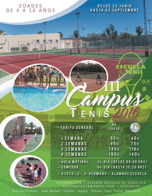 CAMPUS TENIS 2016