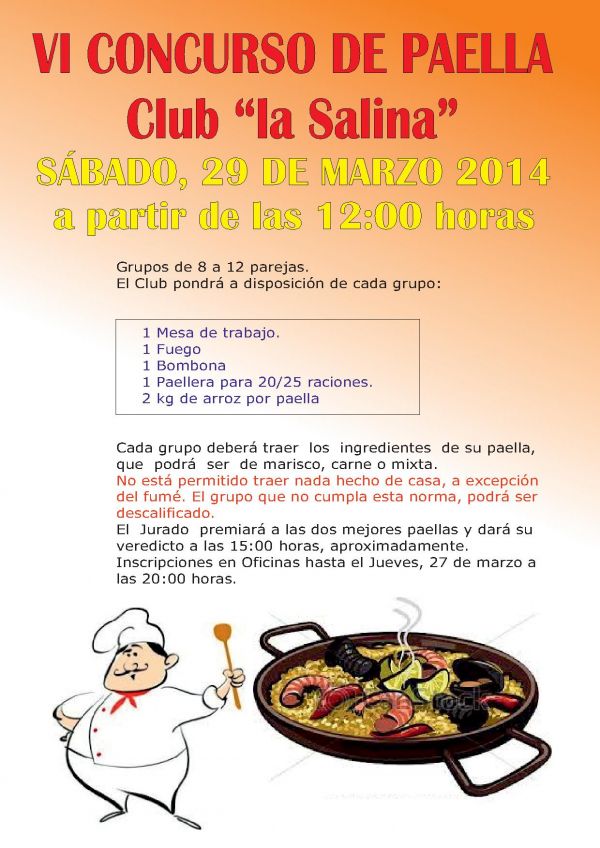 VI CONCURSO DE PAELLA