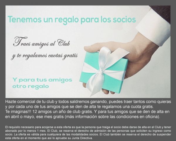 TENEMOS UN REGALO PARA TI