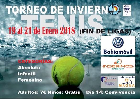 SE CANCELA EL CAMPEONATO DE TENIS 